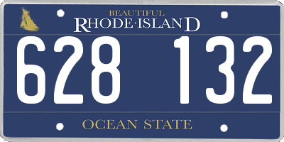 RI license plate 628132