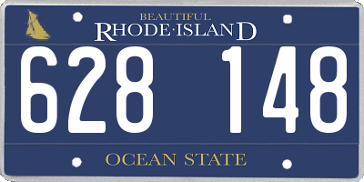 RI license plate 628148
