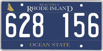 RI license plate 628156