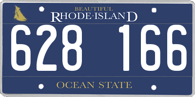 RI license plate 628166