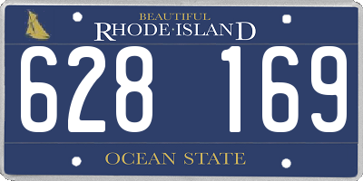 RI license plate 628169