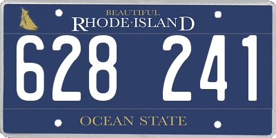 RI license plate 628241