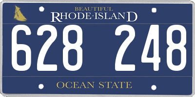 RI license plate 628248