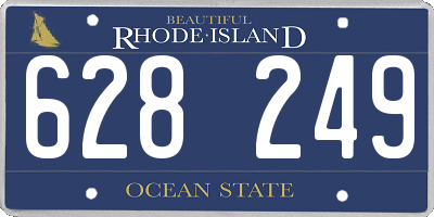 RI license plate 628249