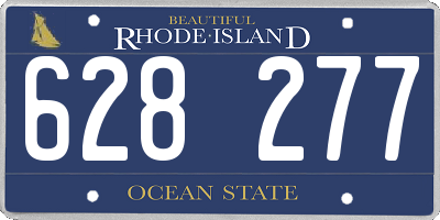 RI license plate 628277