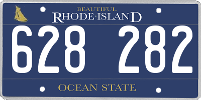 RI license plate 628282