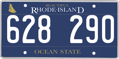 RI license plate 628290