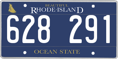RI license plate 628291