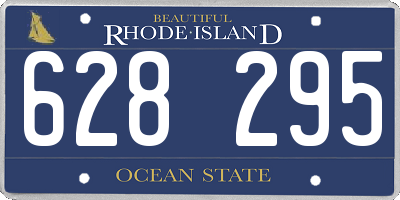 RI license plate 628295