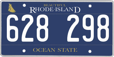 RI license plate 628298