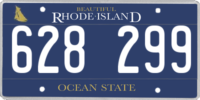RI license plate 628299