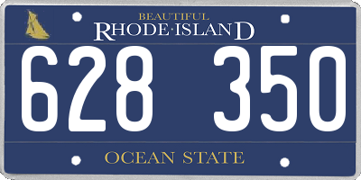 RI license plate 628350