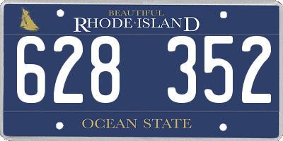RI license plate 628352
