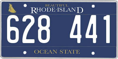 RI license plate 628441
