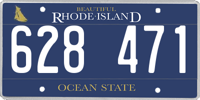 RI license plate 628471