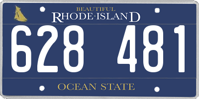 RI license plate 628481