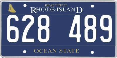 RI license plate 628489