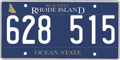 RI license plate 628515
