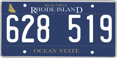 RI license plate 628519
