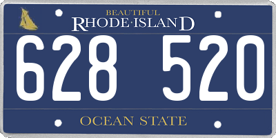 RI license plate 628520