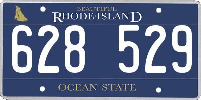 RI license plate 628529