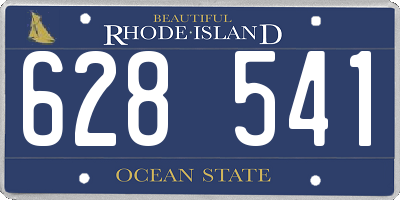RI license plate 628541