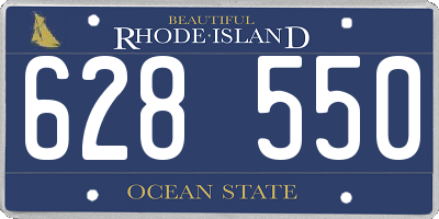 RI license plate 628550