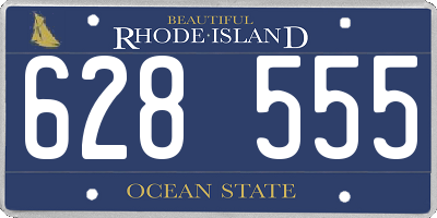 RI license plate 628555