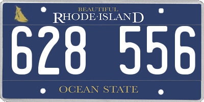 RI license plate 628556