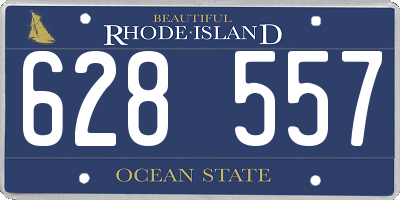 RI license plate 628557