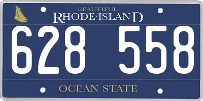 RI license plate 628558