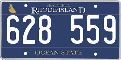 RI license plate 628559
