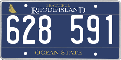 RI license plate 628591