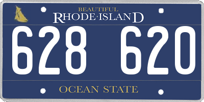 RI license plate 628620