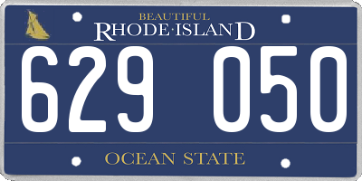 RI license plate 629050