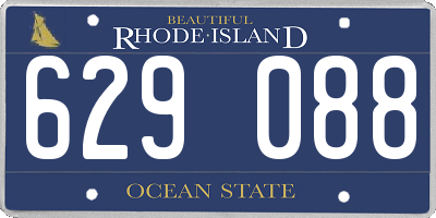 RI license plate 629088