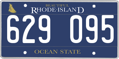 RI license plate 629095