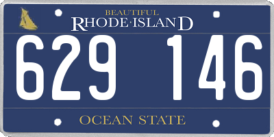 RI license plate 629146