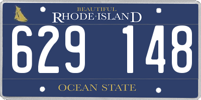 RI license plate 629148