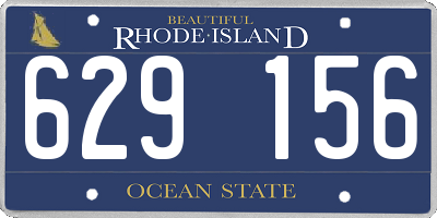 RI license plate 629156