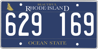 RI license plate 629169