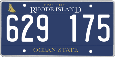 RI license plate 629175