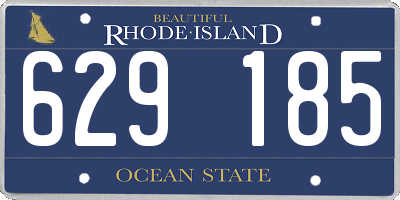 RI license plate 629185