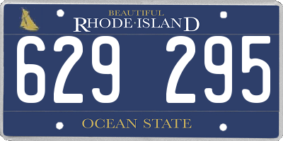 RI license plate 629295