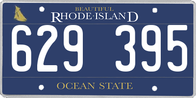 RI license plate 629395