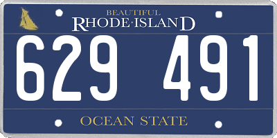 RI license plate 629491