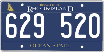 RI license plate 629520