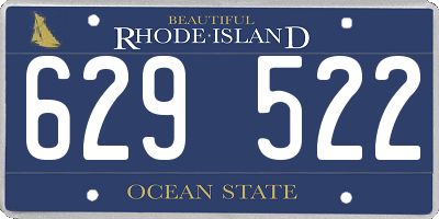 RI license plate 629522