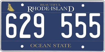RI license plate 629555