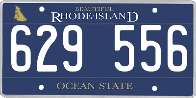 RI license plate 629556